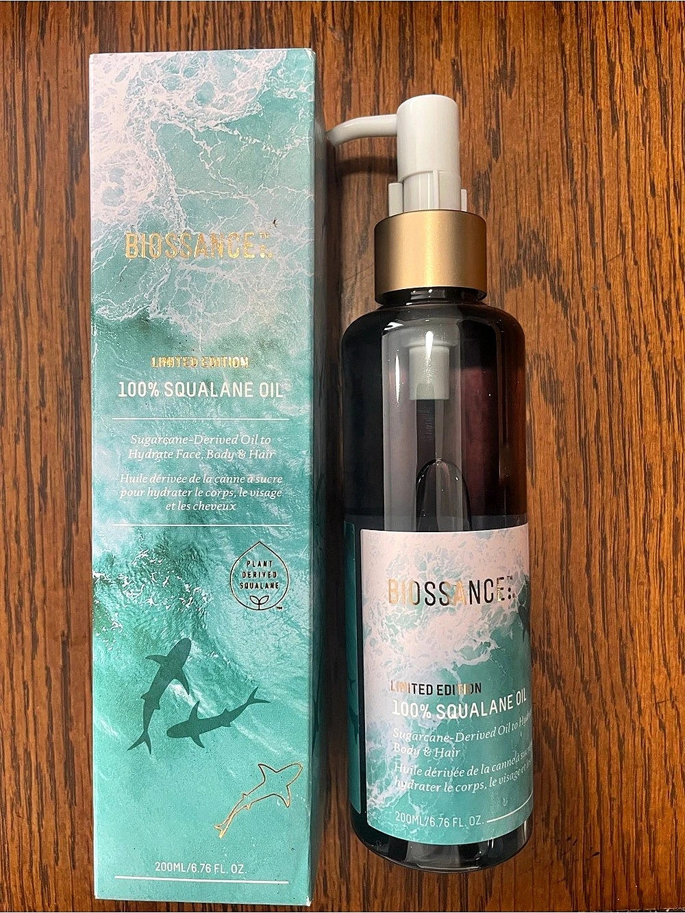 Biossance x Oceana Limited Edition 100% Squalane Oil Squalane Oil Green & Pink